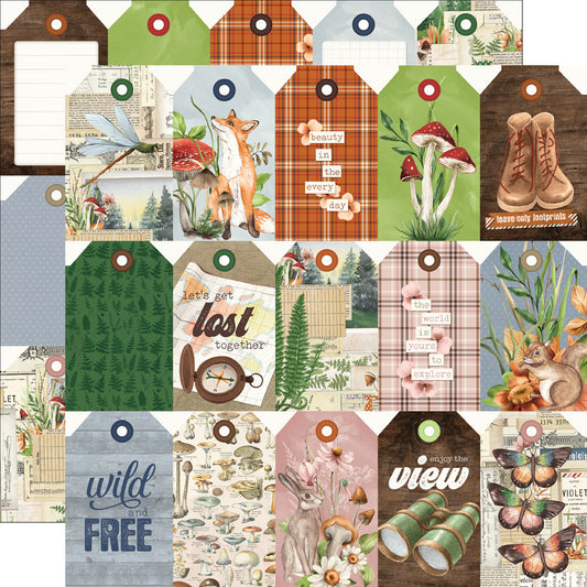 Simple Stories - Simple Vintage Woodlands - Cardstock: Tag Elements
