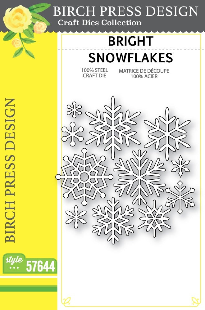 Birch Press Design - Bright Snowflakes Die Set