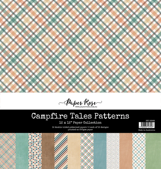 Paper Rose - Campfire Tales - 12x12 Patterns Paper Pack