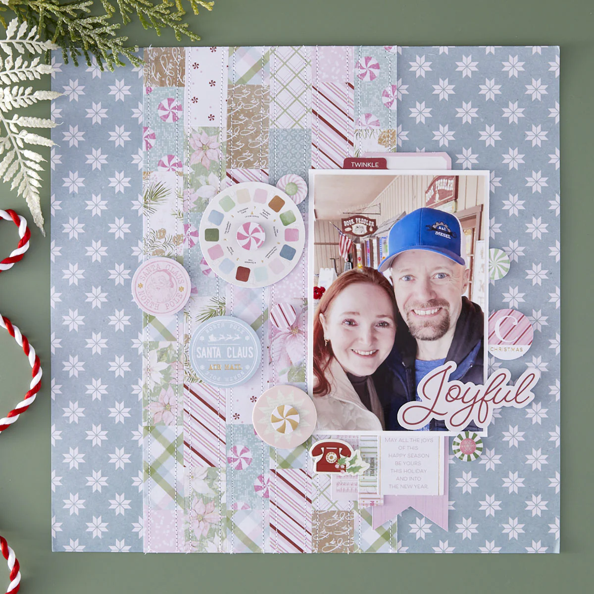 Rosie's Studio - Peppermint Twist - 6x6 Paper Pad