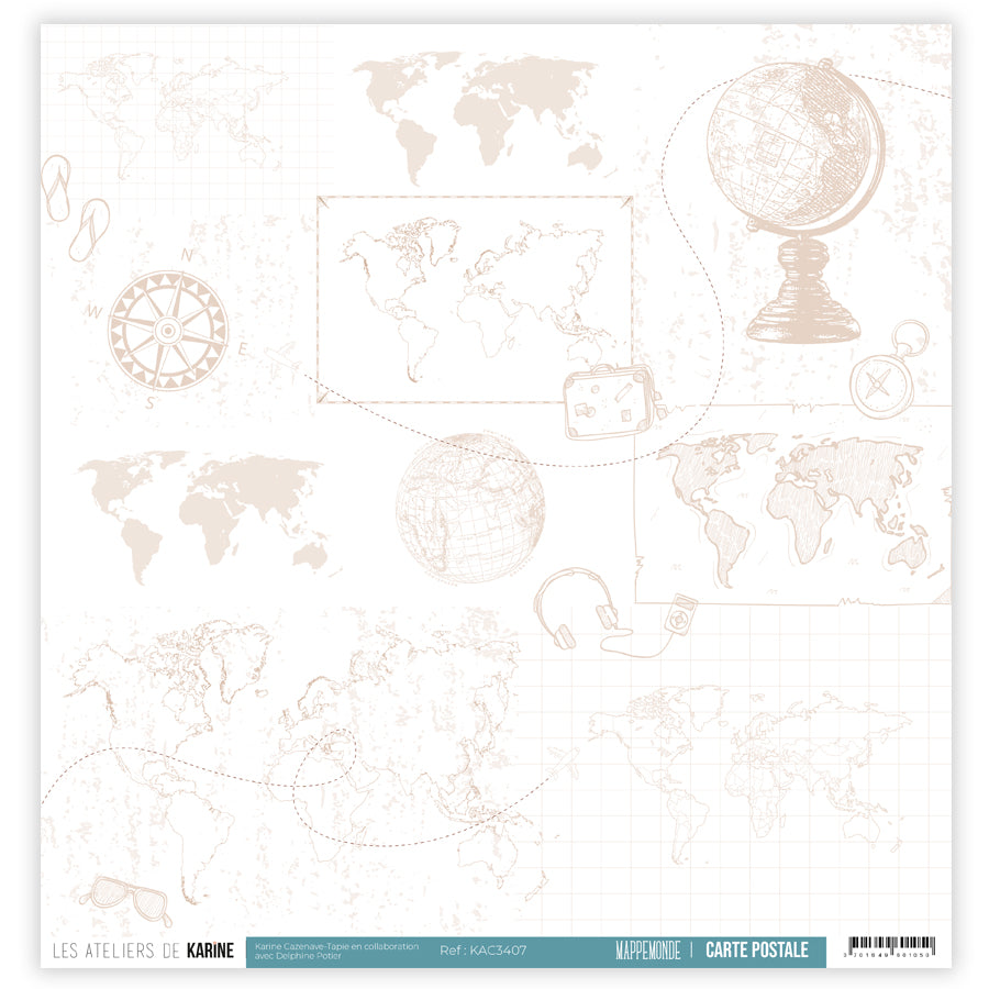 Les Ateliers de Karine - Carte Postale - Collection Pack
