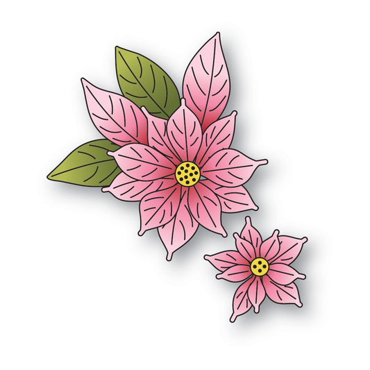Memory Box - Blooming Poinsettias Die Set