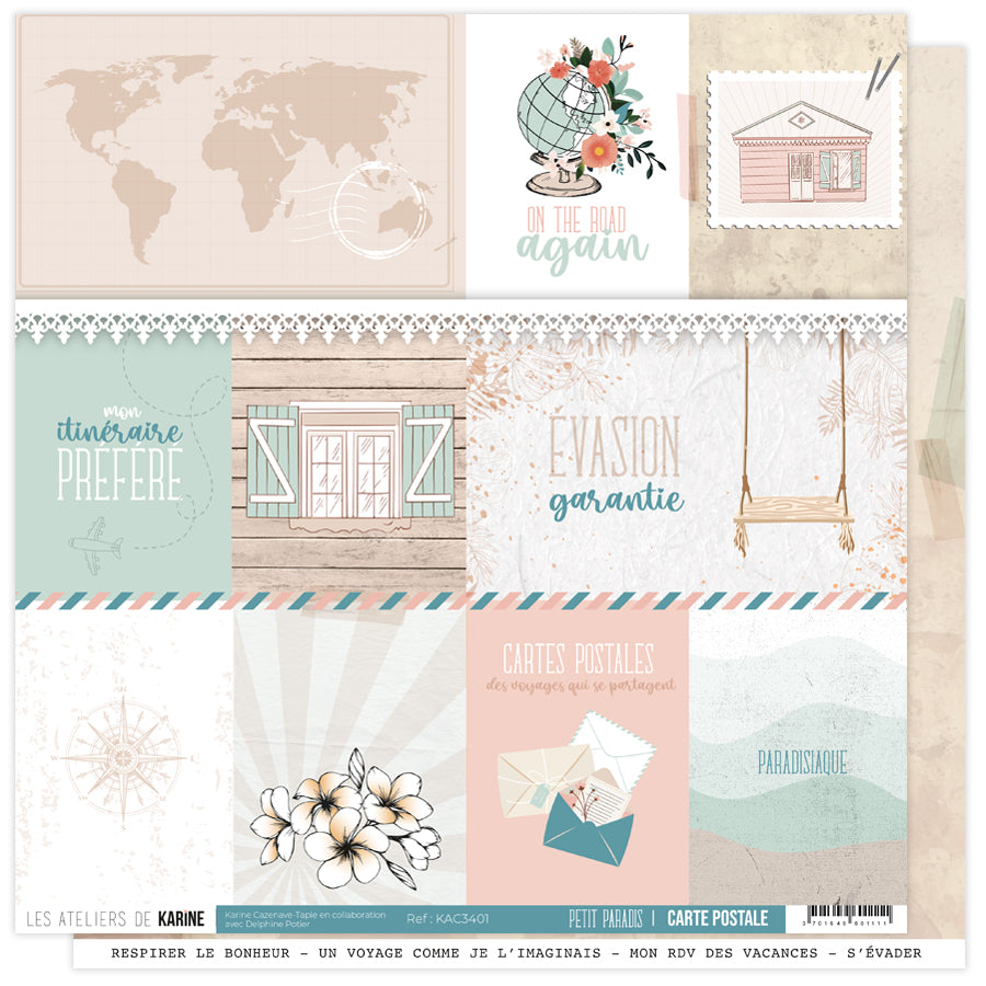 Les Ateliers de Karine - Carte Postale - Collection Pack