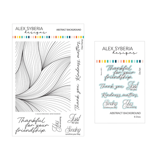 Alex Syberia - Abstract Background Stamp & Die Bundle