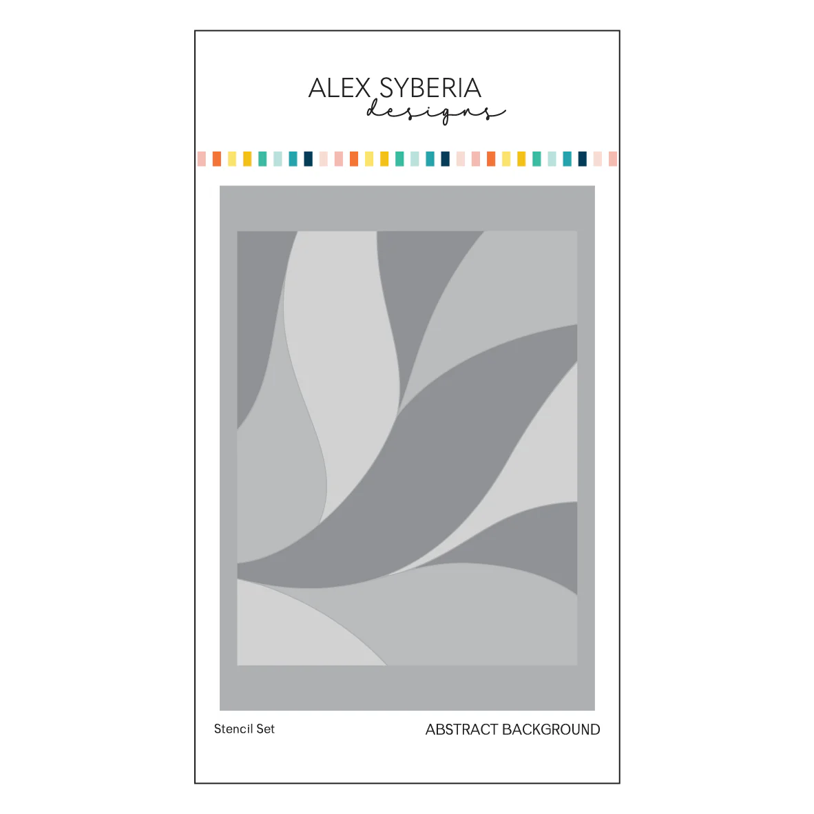 Alex Syberia - Abstract Background - Stencil Set