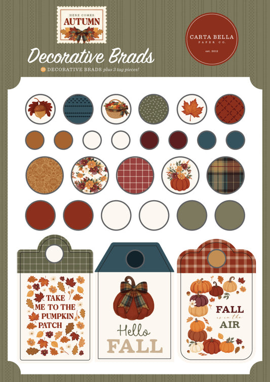 Carta Bella - Here Comes Autumn - Decorative Brads