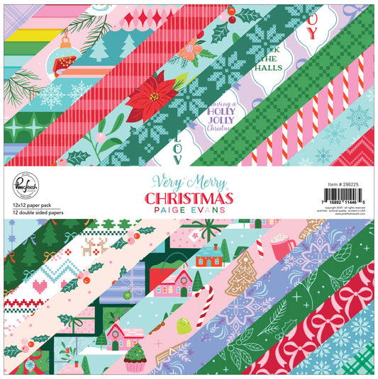 Pinkfresh - Very Merry Christmas - 12x12 Paper Pack