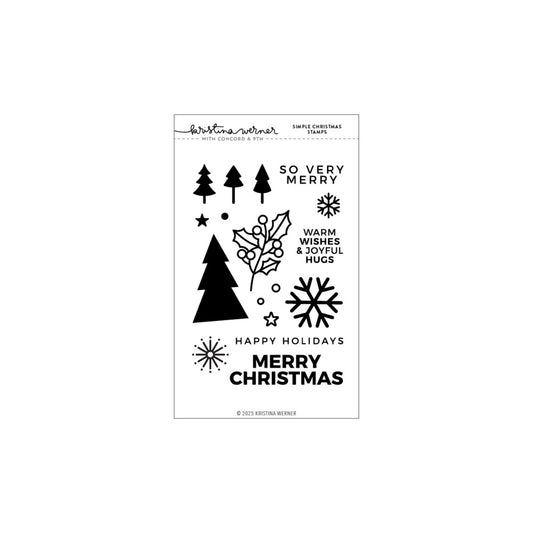 Concord & 9th - Simple Christmas Stamp & Die Bundle by Kristina Werner