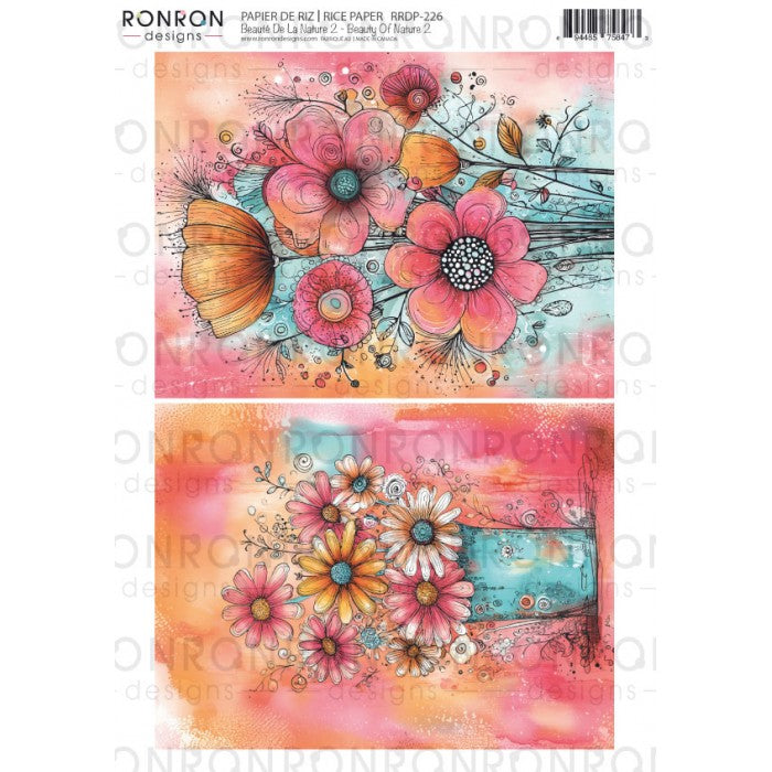 RonRon Designs - Rice Paper - Beauty of Nature 2