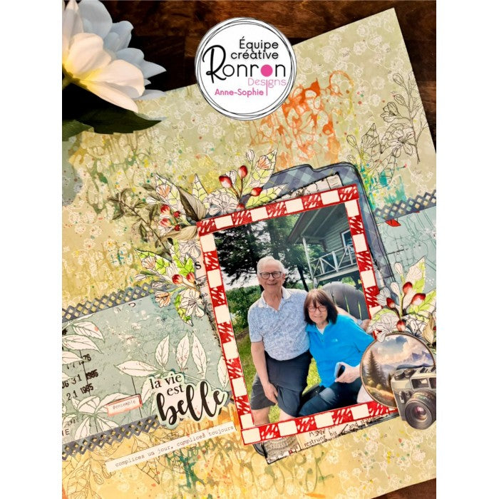RonRon Designs - Foam Stamp - Festive Border