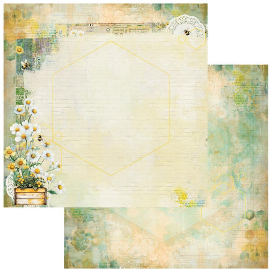 49 and Market - Botanical Buzz - Cardstock: Delicate