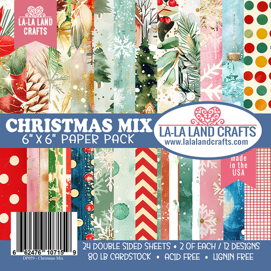 La-La Land Crafts - Christmas Mix Paper Pack