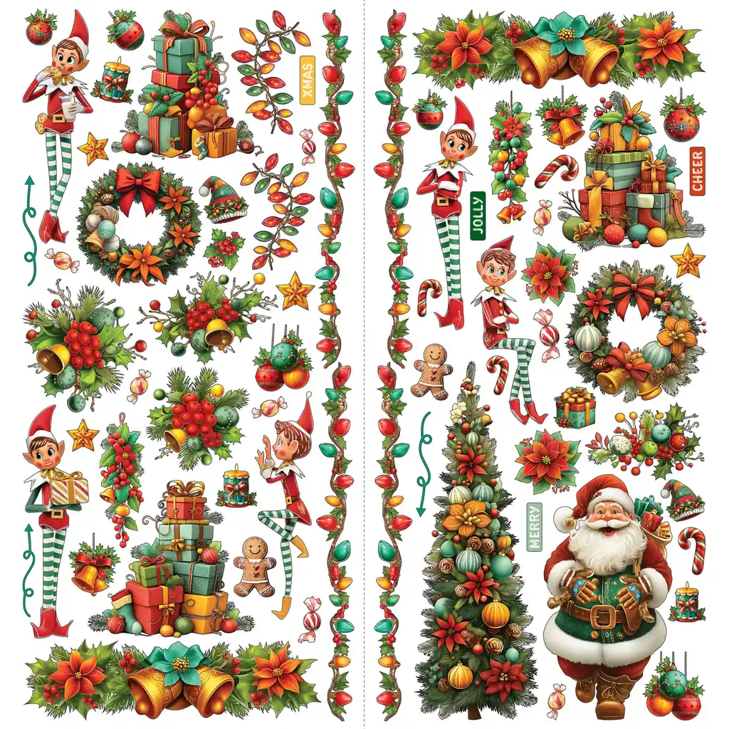 49 and Market - Jolly Jingles - Laser Cut Elements