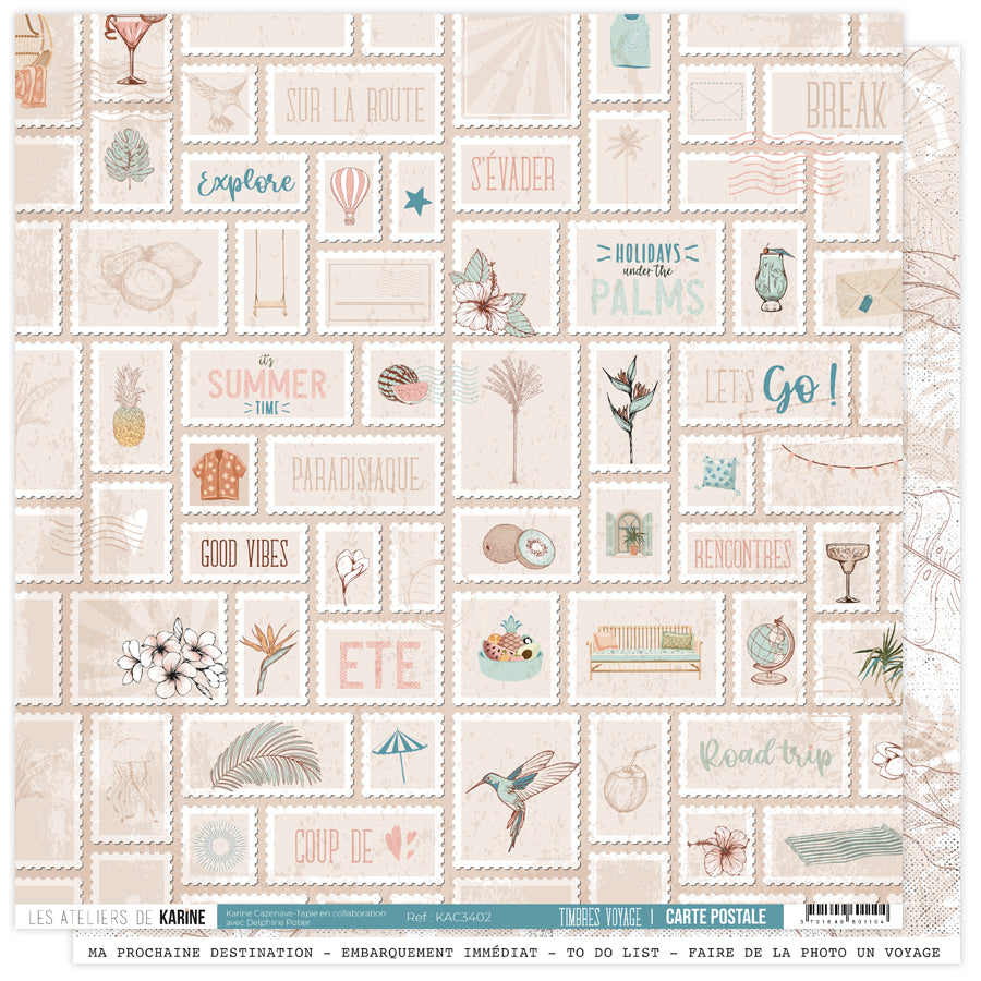 Les Ateliers de Karine - Carte Postale - Collection Pack