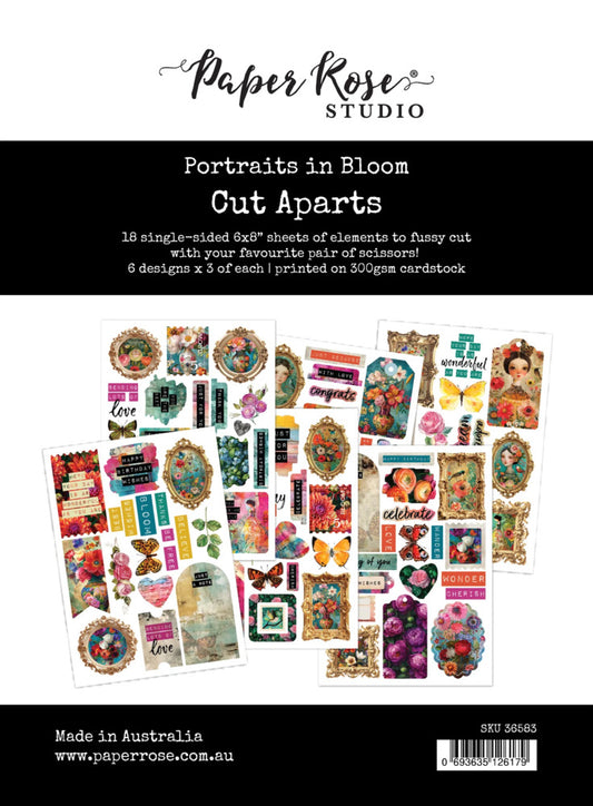 Paper Rose - Portraits in Bloom - Cut Aparts