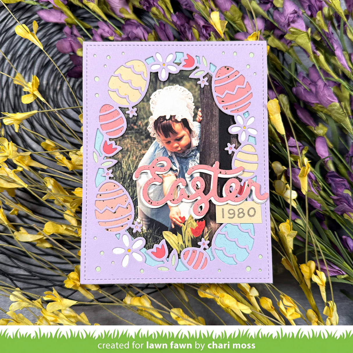 Lawn Fawn - Easter Egg Backdrop Die Set