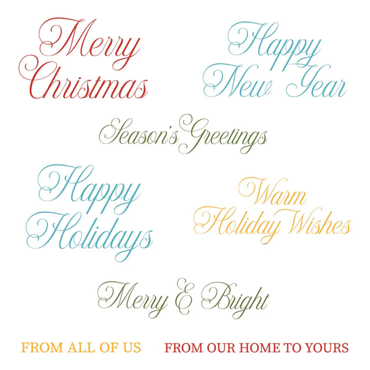 Honey Bee - Warm Holiday Wishes Stamp & Die Bundle