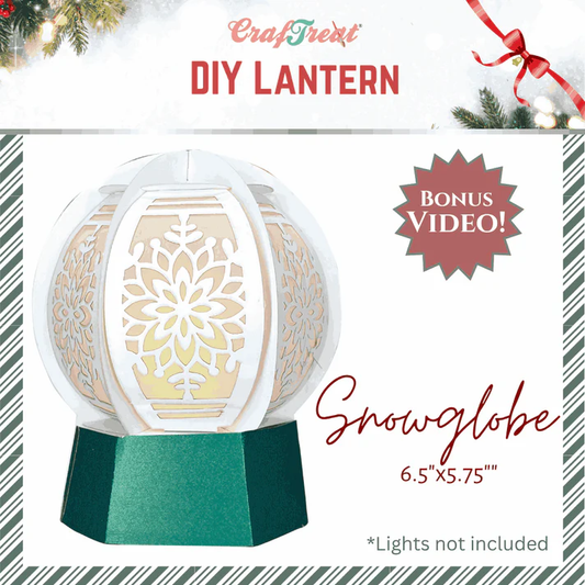 CrafTreat - DIY Paper Lantern - Snowglobe