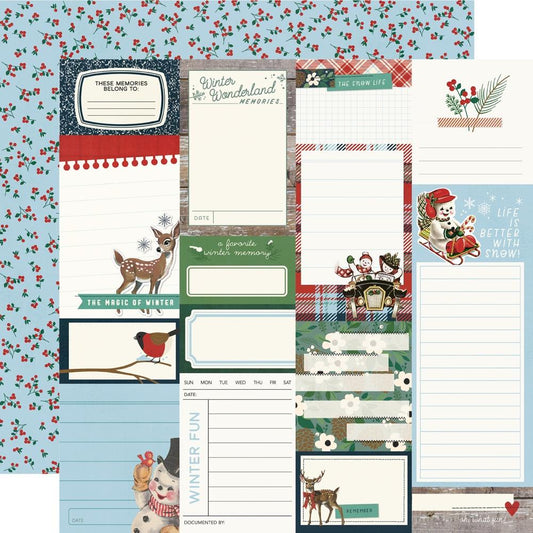 Simple Stories - Simple Vintage Flannel Season - Cardstock: Journal Elements