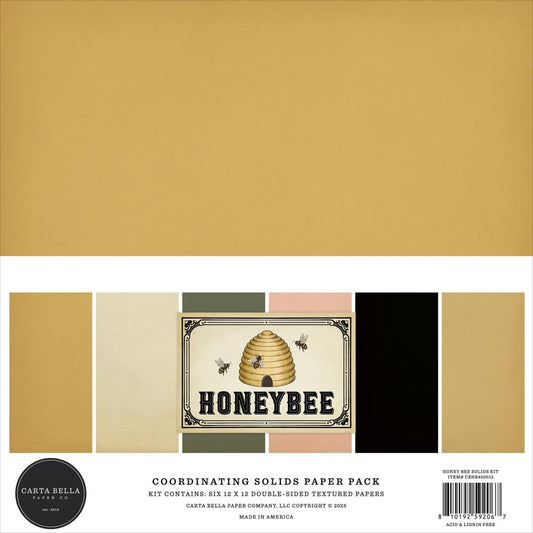 Echo Park - Honey Bee - Solids Paper Pack