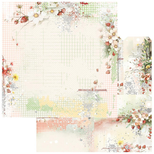 49 and Market - Nature's Haven - Cardstock: Berry Delight