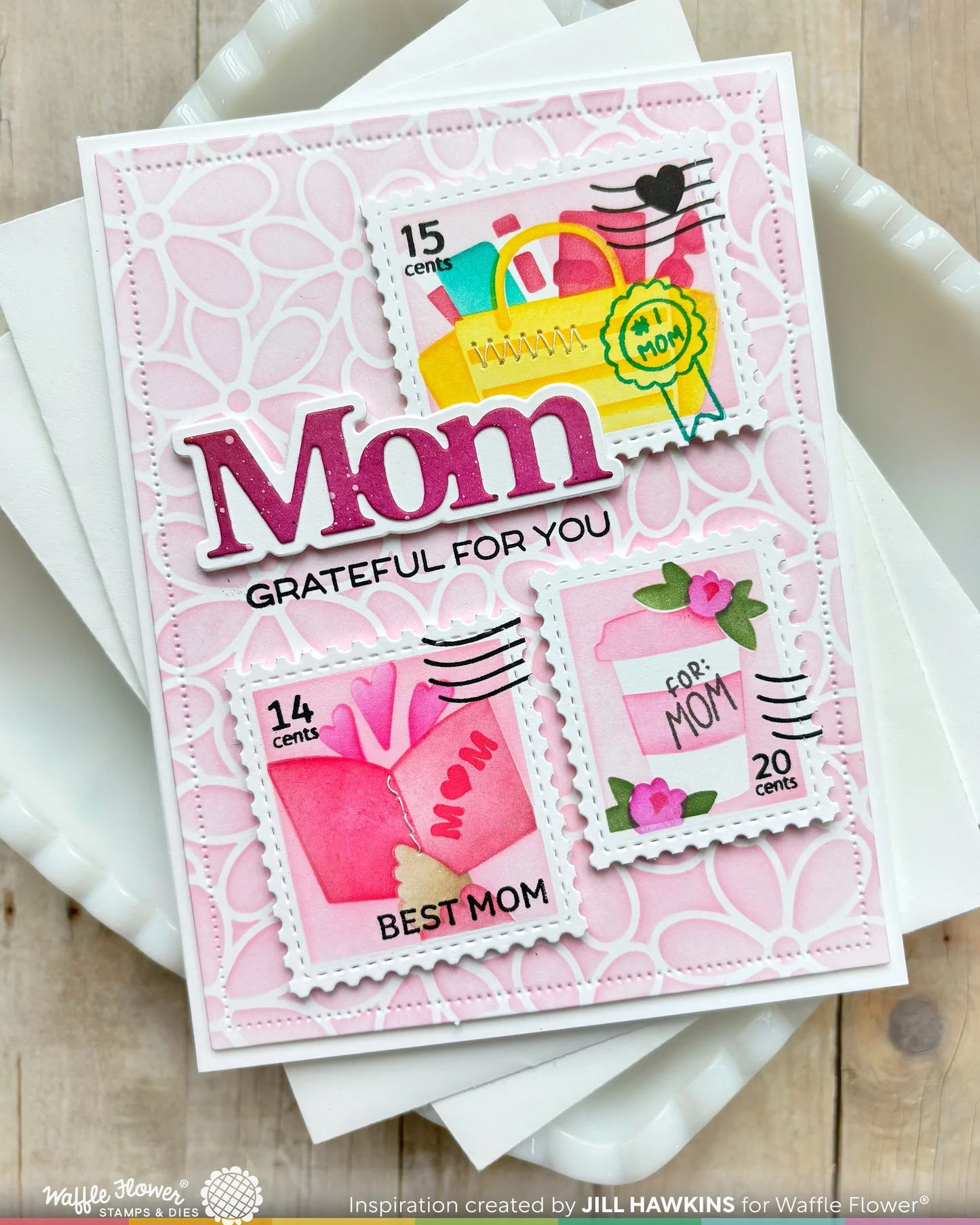 Waffle Flower - Print Mom Word Die Set