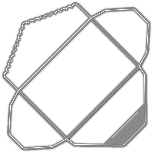 LDRS - Gift Card Scallop Envelope Die