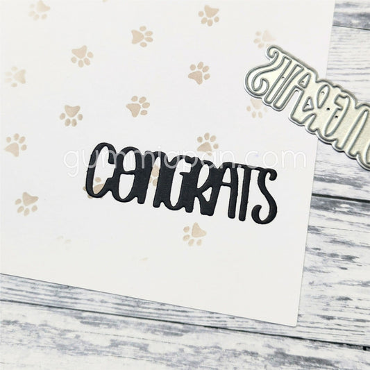 Gummiapan - Congrats Die