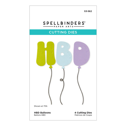 Spellbinders - HBD Balloons Die Set