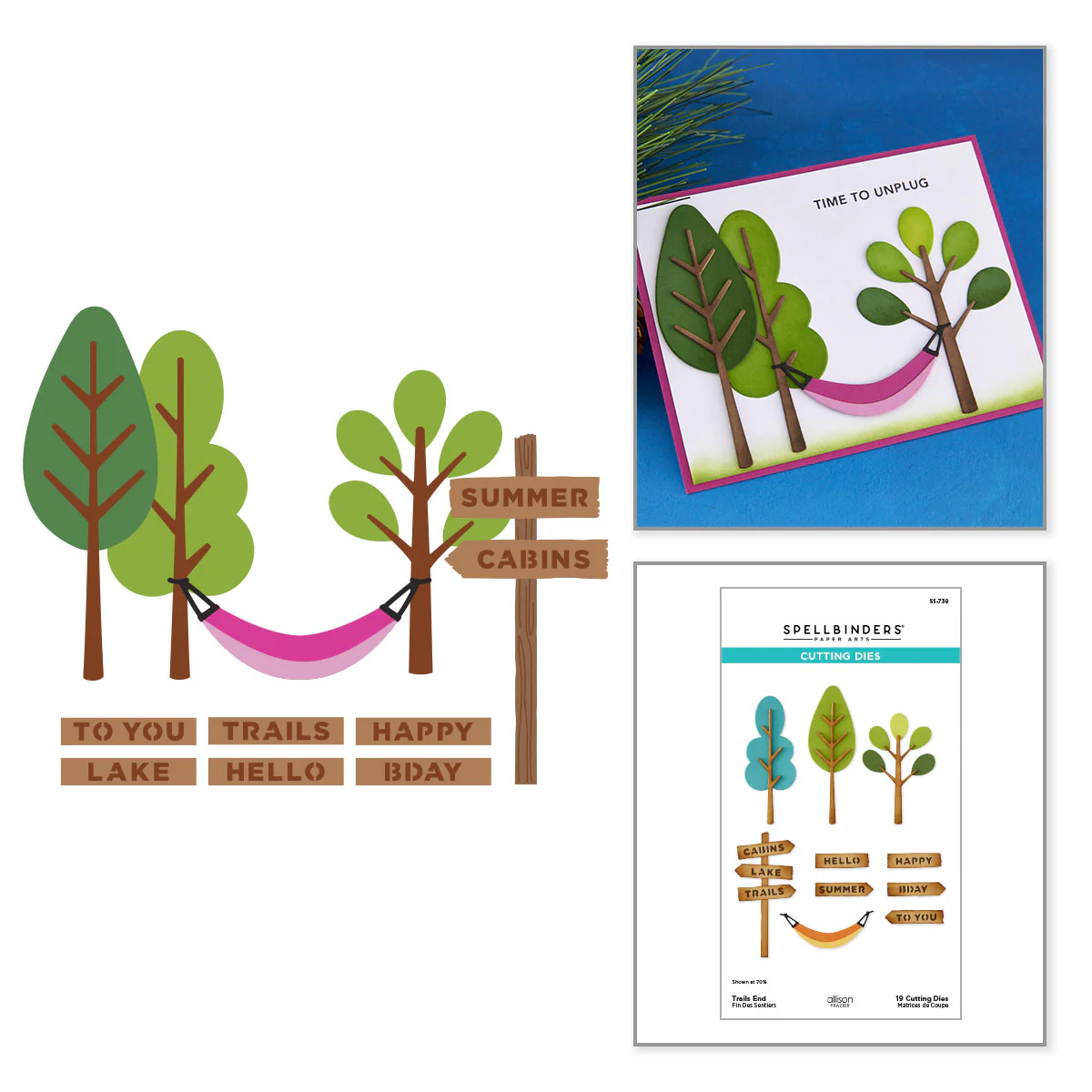 Spellbinders - Trails End Die Set