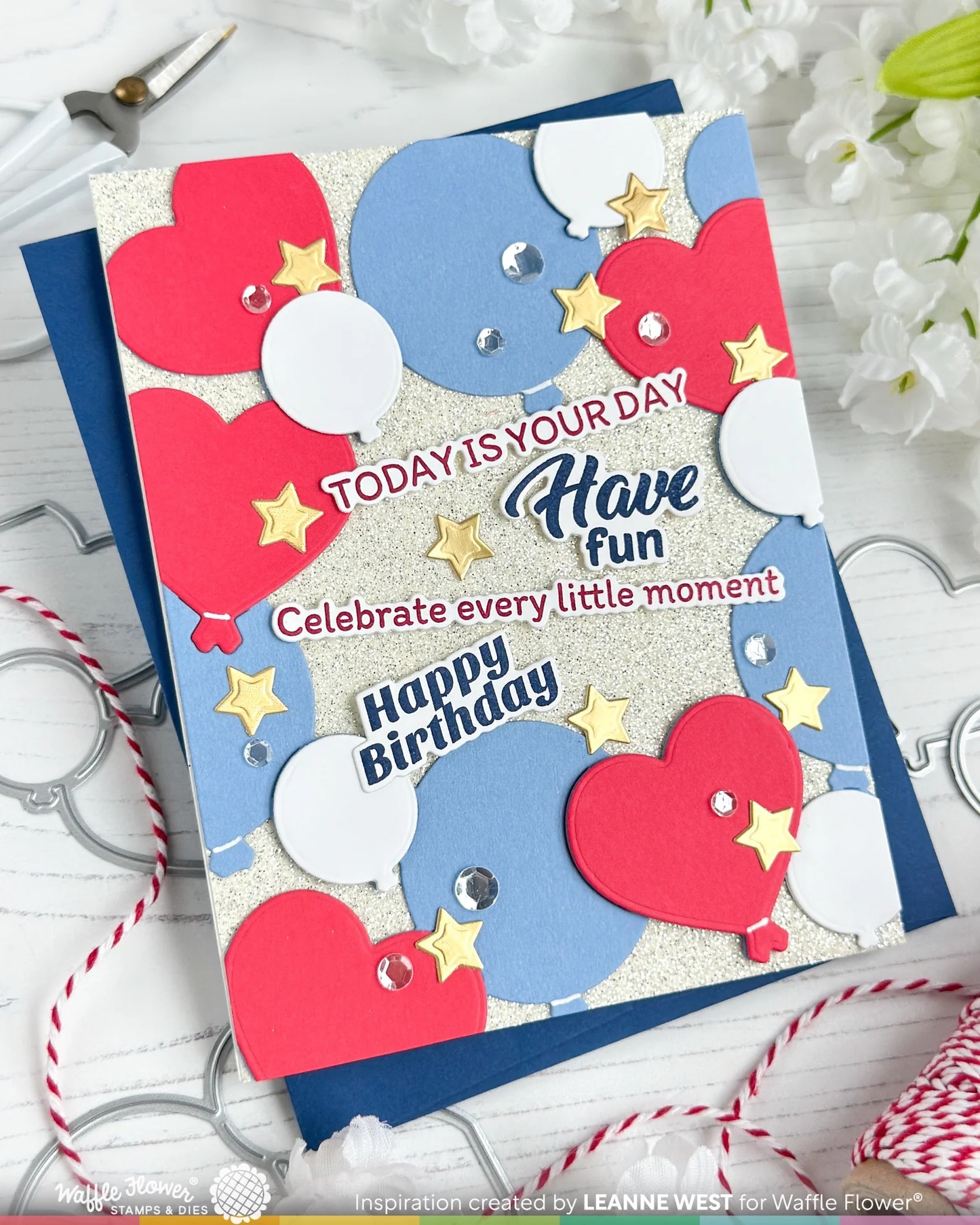Waffle Flower - Balloon Frame Die