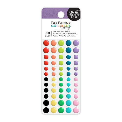 Bo Bunny - Colorful Story - Enamel Dots