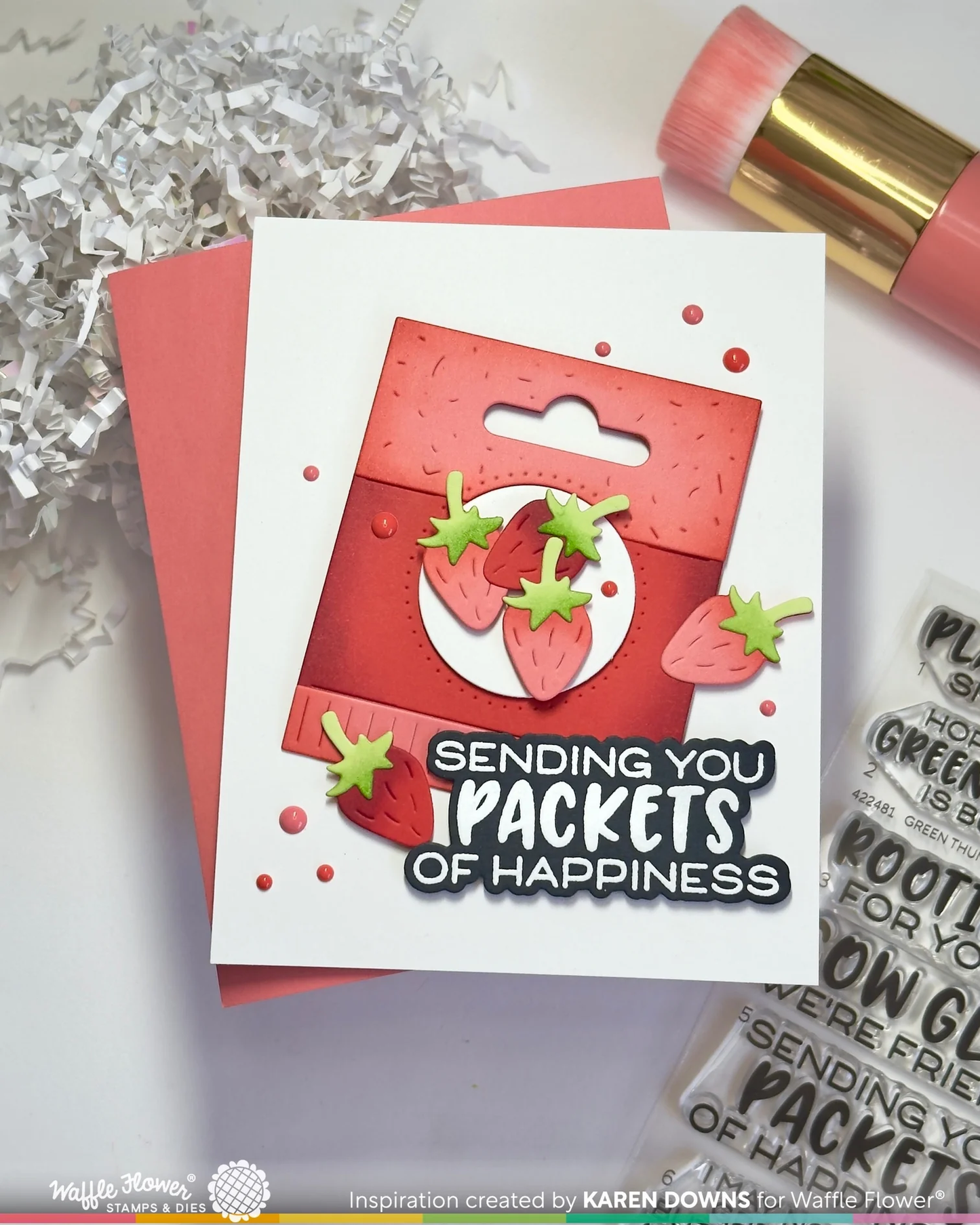 Waffle Flower - Green Thumb Sentiments Stamp & Die