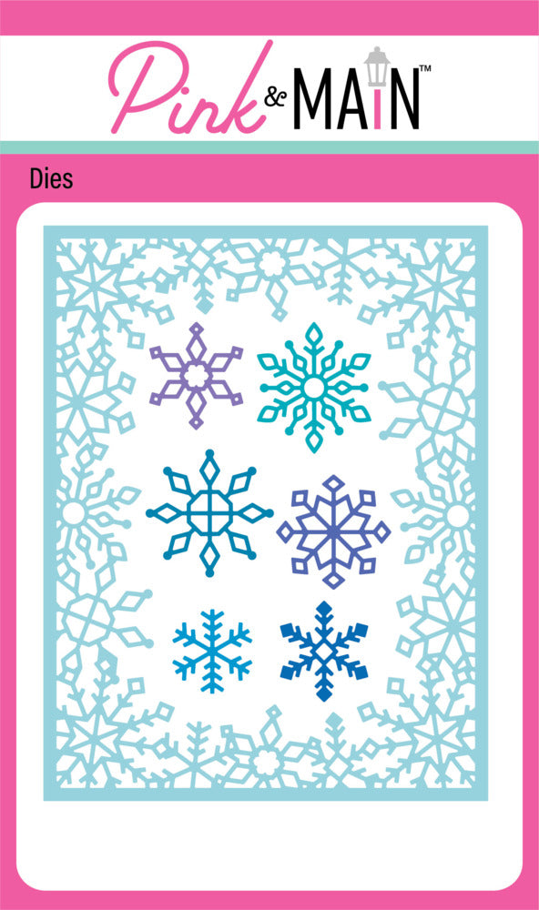 Pink & Main - Snowflake Frame Die Set