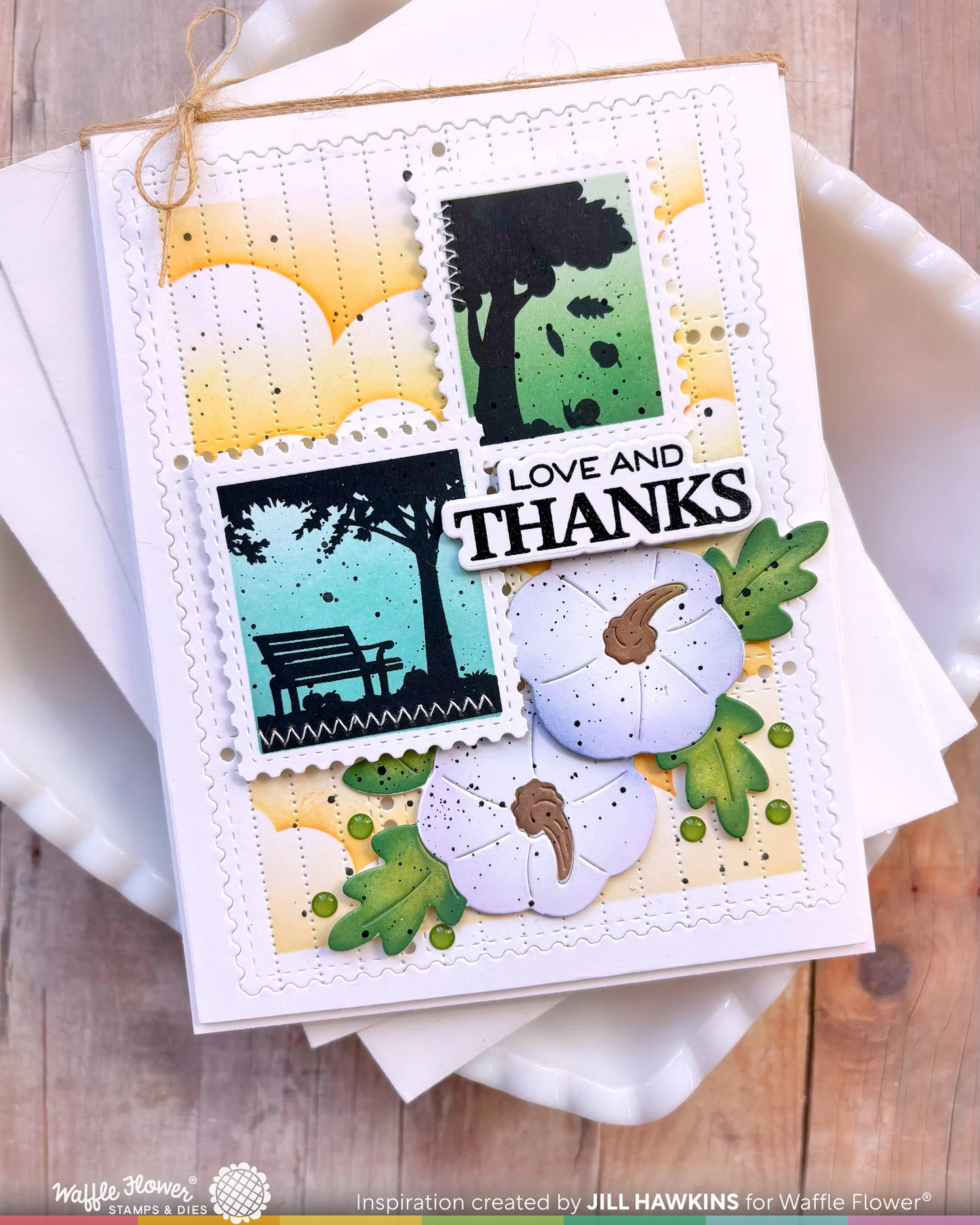Waffle Flower - Pumpkin Time Texture Die & Stencil Bundle