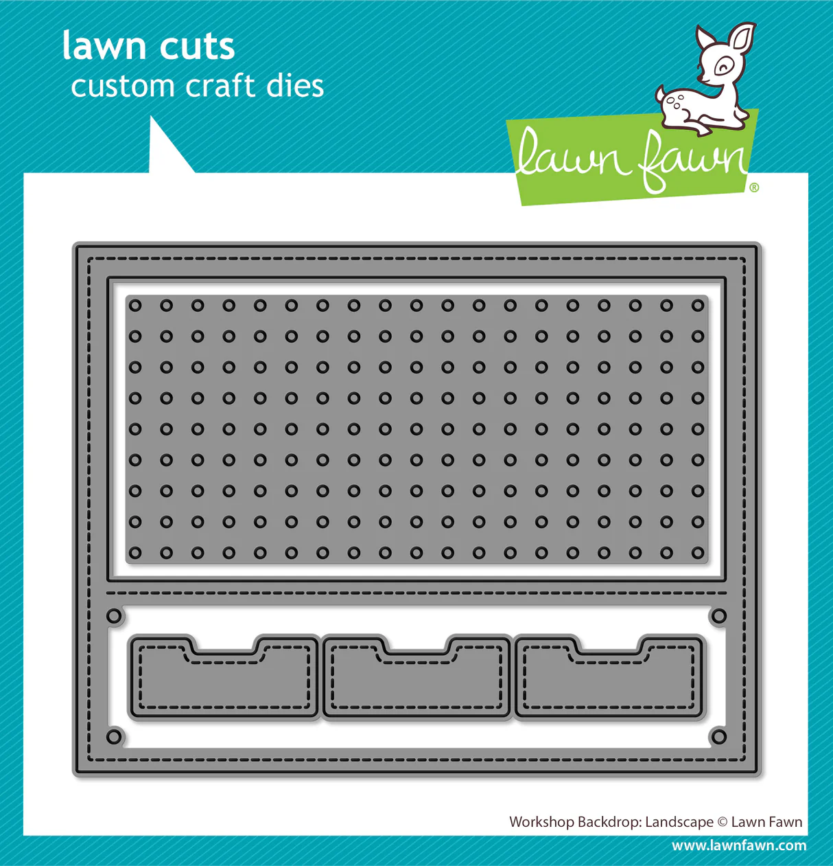 Lawn Fawn - Workshop Backdrop: Landscape Die