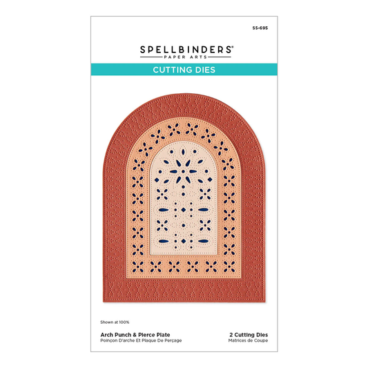 Spellbinders - Arch Punch & Pierce Plate Die Set