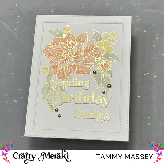 Crafty Meraki - Crimson Charm Layering Stencil Set