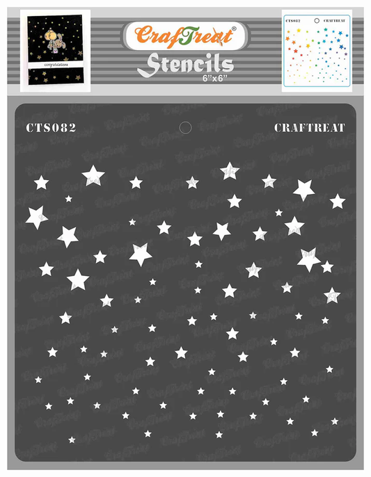 CrafTreat - Starry Sky Stencil