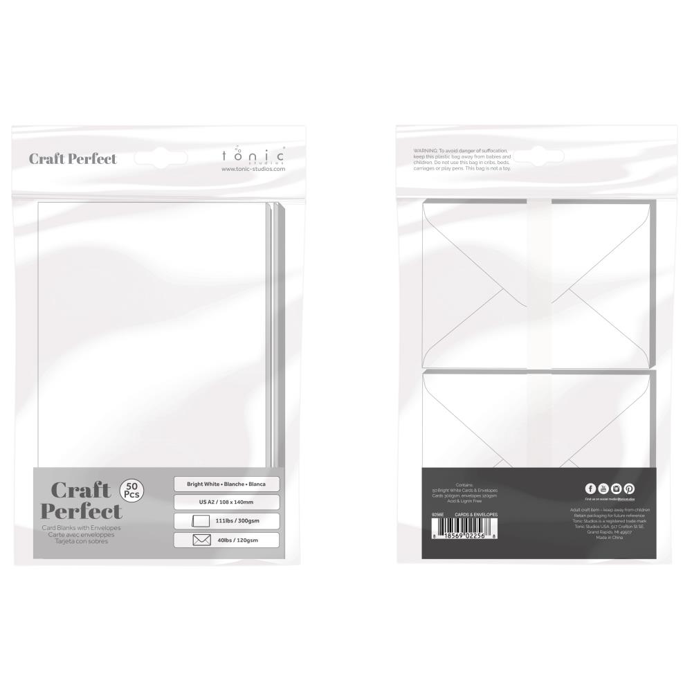 Craft Perfect - A2 Card Blanks - 50pk