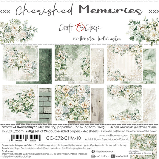 Craft O'Clock - Cherished Memories - 6x6 Paper Pad