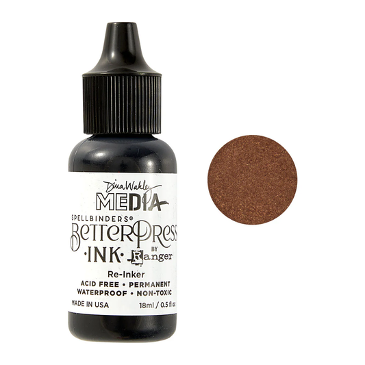 Spellbinders - BetterPress Re-inker - Syrup by Dina Wakley