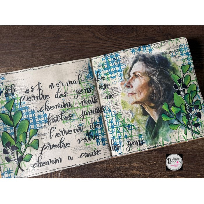 RonRon Designs - Foam Stamp - Duo of Foliage