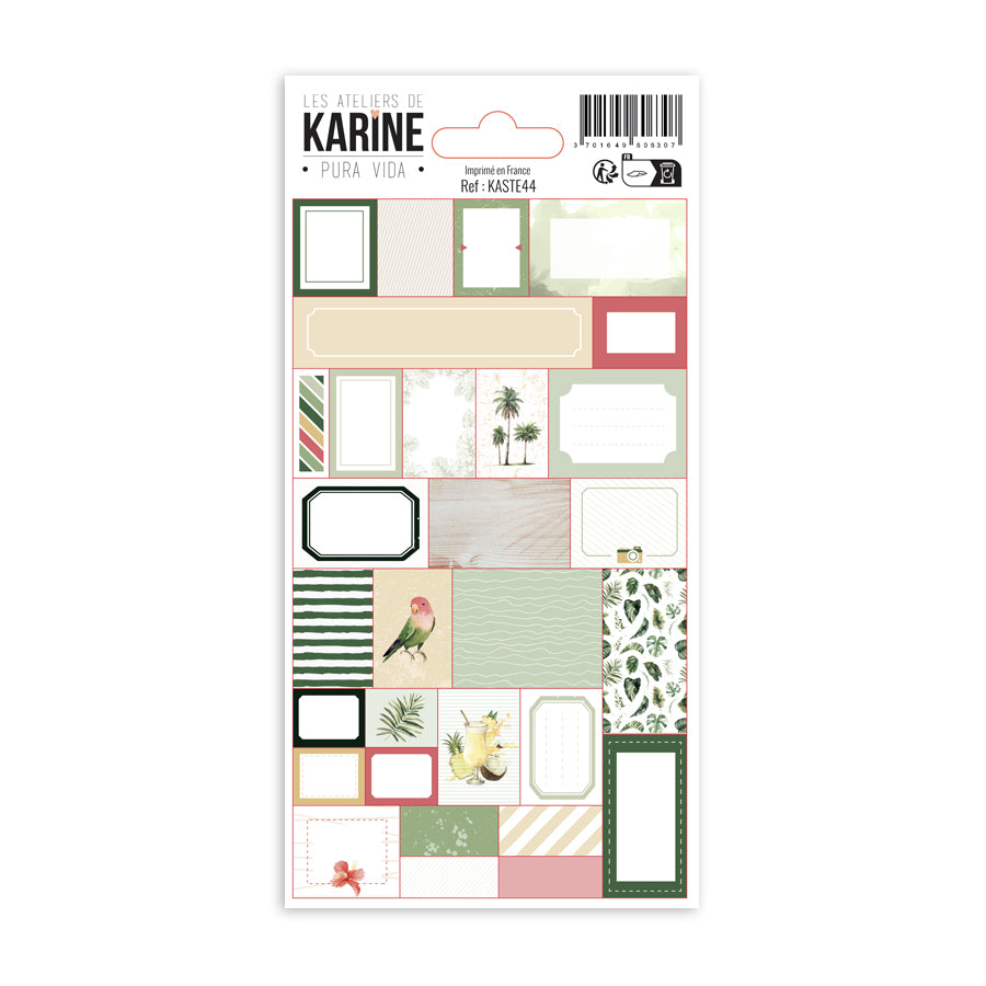 Les Ateliers de Karine - Pura Vida - Label Stickers