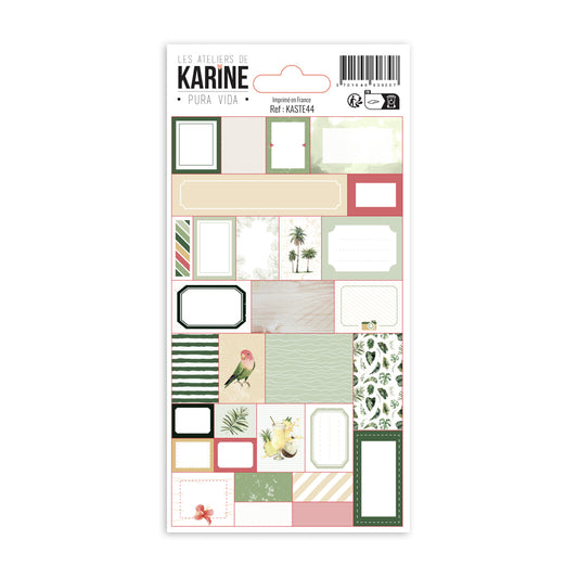 Les Ateliers de Karine - Pura Vida - Label Stickers