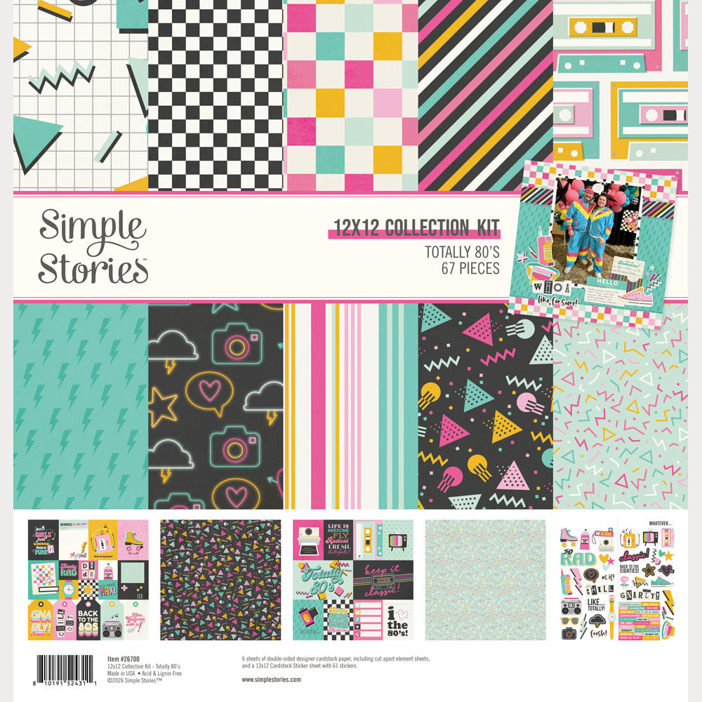 Simple Stories - Totally 80's - Collection Kit