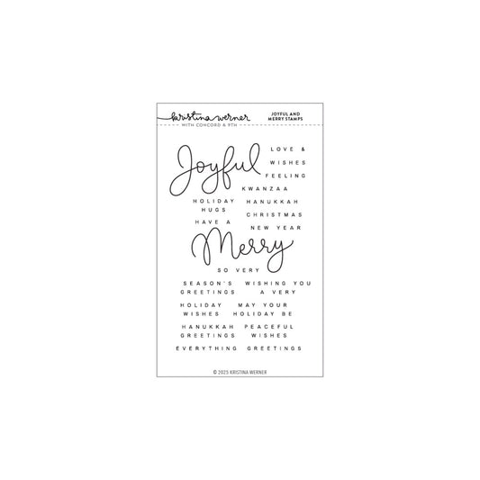 Concord & 9th - Joyful and Merry Stamp Set by Kristina Werner