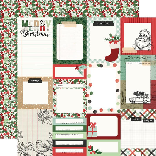 Simple Stories - All Wrapped Up - Cardstock: Journal Elements