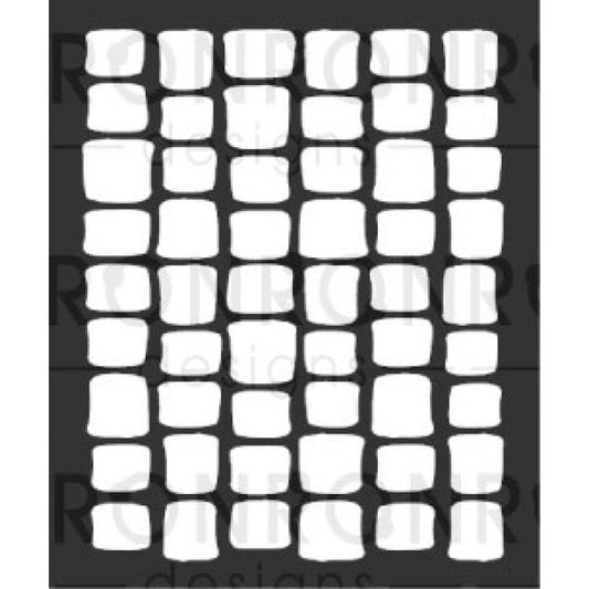 RonRon Designs - Stencil - Blocks: 3.5x4