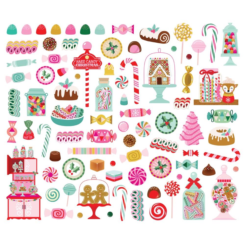 Simple Stories - Hard Candy Christmas - Sweet Bits